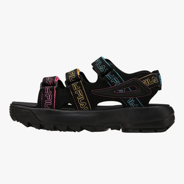 Sandalias Fila Hombre Negras - Ss Disruptor Sd Pipey - España 594216GFI